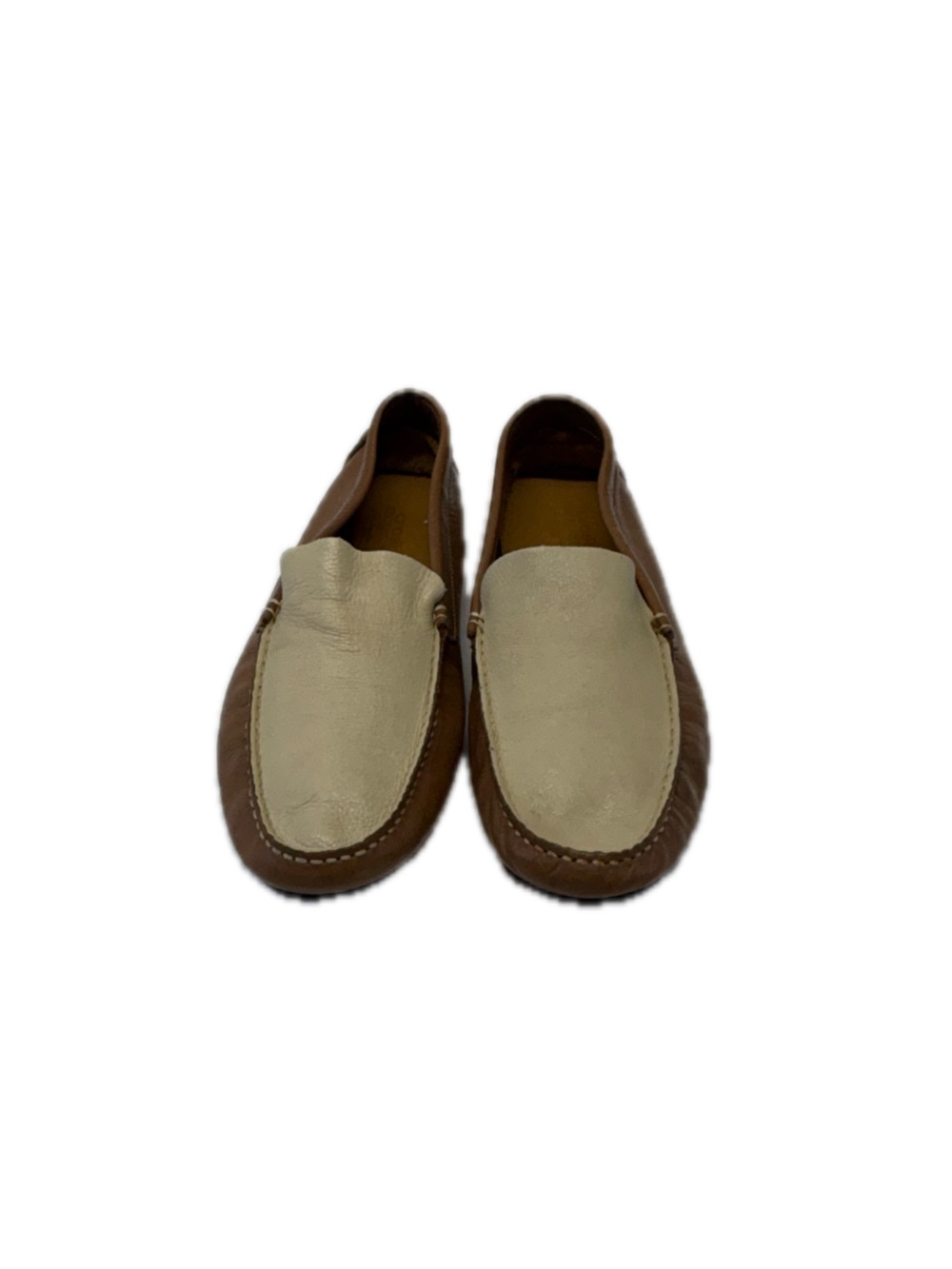 Crosby Square Two-Tone Leather Driving Moccasins Men's Size 13 Made in Portugal